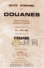 DOUANES YEAR 1980-1981 SINGAPORE（1980 PDF版）