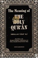 THE MEANING OF THE HOLY QUR'AN     PDF电子版封面     