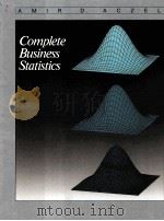 COMPLETE BUSINESS STATISTICS   1989  PDF电子版封面  0256057168   