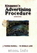 KLEPPNER'S ADDVERTISING PROCEDURE FOURTEENTH EDITION（1999 PDF版）