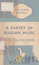 A survey of Russian music   1944  PDF电子版封面    M.D.Calvocoressi 