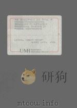 The development and trial of microcomputer-assisted techniques to supplement traditional Training in   1984  PDF电子版封面    Lemons R.M. 