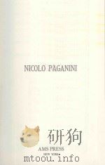Nicolo Paganini   1976  PDF电子版封面  0404130968  J.G.Prod'homme 