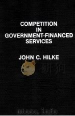 COMPETITION IN GOVERNMENT-FINANCED SERVICES（1992 PDF版）