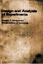 DESIGN AND ANALYSIS OF EXPERIMENTS（1976 PDF版）