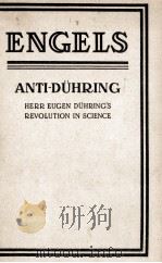 FREDERICK ENGELS ANTI DUHRING THIRD EDITION（ PDF版）
