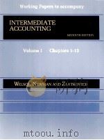 WORKING PAPERS TO ACCOMPANY INTERMEDIATE ACCOUNTING SEVENTH EDITION VOLUME I（1986 PDF版）