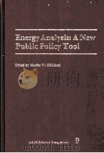 ENERGY ANALYSIS A NEW PUBLIC POLICY TOOL（1978 PDF版）