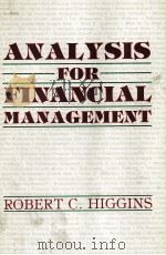 ANALYSIS FOR FINANCIAL MANAGEMNET（1983 PDF版）