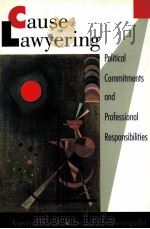 CAUSE LAWYERING:POLITICAL COMMITMENTS AND PROFESSIONAL RESPONSIBILITIES   1998  PDF电子版封面  0195113209  AUSTIN SARAT STUART SCHEINGOLD 