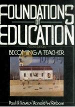 Foundations of Education:Becoming a Teacher Second Edition   1990  PDF电子版封面  0133295419   