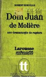 Dom Juan de molière   1972  PDF电子版封面  2030350117   