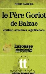 Le Père Goriot de Balzac   1972  PDF电子版封面  2030350109   