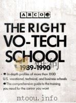 THE RIGHT VO-TECH SCHOOL 1989-1990   1989  PDF电子版封面     
