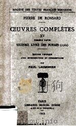 Oeuvres complètes : XV 1（1953 PDF版）