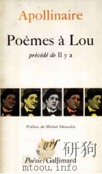 Poèmes à Lou   1969  PDF电子版封面  2070300099   