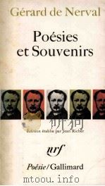 Poésies et Souvenirs   1974  PDF电子版封面  2070321274   