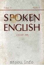 SPOKEN ENGLISH（ PDF版）