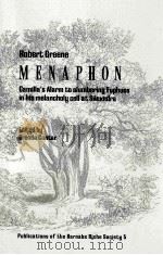 ROBERT GREENE MENAPHON   1996  PDF电子版封面    BRENDA CANTAR 