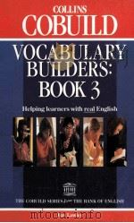 COBUILD VOCABULARY BUILDERS:BOOK3   1996  PDF电子版封面    JIM LAWLEY 