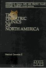 THE PEDIATRIC CLINICS OF NORTH AMERICA MEDICAL GENETICS II   1992  PDF电子版封面    JUDTH G.HALL 