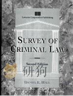 SURVER OF GRIMINAL LAW SECOND EDITION   1997  PDF电子版封面    DANIEL E.HALL 