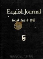 ENGLISH JOURNAL VOL.69 NOS.1-9 1980   1980  PDF电子版封面     