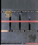 CONTEMPORARY PRECALCULUS A GRAPHING APPROACH（1994 PDF版）