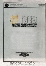 PATIENT FLOW ANALYSIS IN OUTPATIENT CLINICS     PDF电子版封面     