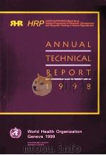 ANNUAL TECHNICAL REPORT 1998   1999  PDF电子版封面     