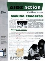 AIDS ACTION MAKING PROGRESS     PDF电子版封面     