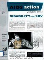 AIDS ACTION DISABILITY AND HIV     PDF电子版封面     
