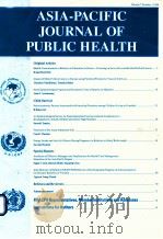 ASIA-PACIFIC JOURNAL OF PUBLIC HEALTH（ PDF版）