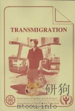 TRANSMIGRATION PROMOTION OF QUALITY OF LIFE PROJECT DEPARTMENT OF NON-FORMAL EDUCATION     PDF电子版封面     