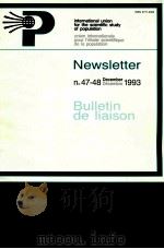 NEWSLETTER BULLETIN DE LIAISON N°47-48 DECEMBER 1993（ PDF版）
