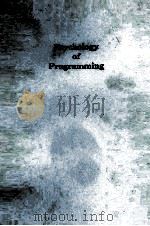 PSYCHOLOGY OF PROGRAMMING（1990 PDF版）