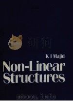 NON-LINEAR STRUCTURES   1972  PDF电子版封面     