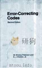 ERROR-CORRECTING CODES SECOND EDITION   1961  PDF电子版封面     