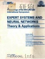 EXPERT SYSTEMS AND NEURAL NETWORKS THEORY & APPLICATIONS（1989 PDF版）