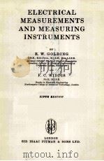 ELECTRICAL MEASUREMENTS AND MEASURING INSTRUMENTS   1963  PDF电子版封面     
