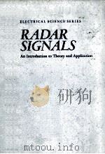 RADAR SIGNALS AN INTRODUCTION TO THEORY AND APPLICATION（1967 PDF版）