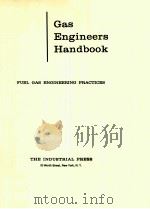 GAS ENGINEERS HANDBOOK   1965  PDF电子版封面     