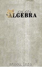 ALGEBRA（1971 PDF版）
