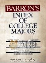 BARRON'S PROFILES OF AMERICAN COLLEGES INDEX OF COLLEGE MAJORS（1986 PDF版）