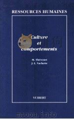 Culture Et Comportements   1992  PDF电子版封面  2711785505   