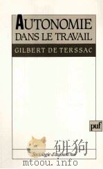 Autonomie Dans Le Travail   1992  PDF电子版封面  2130441165  GILBERT DE TERSSAC 