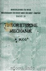 theoretische mechanik   1976  PDF电子版封面    A.BUDO 