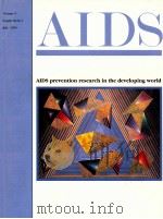 AIDS PREVENTION RESEARCH IN THE DEVELOPING WORLD     PDF电子版封面     