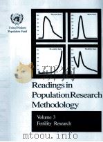 READINGS IN POPULATION RESEARCH METHOLOLOGY VOLUME 3 FERTILITY RESEARCH   1993  PDF电子版封面     