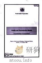 FAMILY AND REPRODUCTIVE HEALTH   1996  PDF电子版封面     